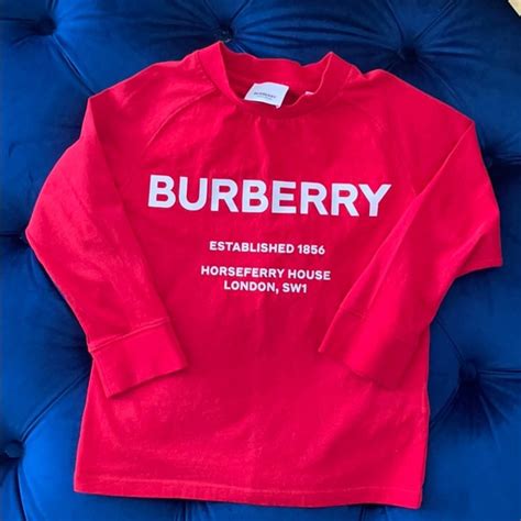 authentic boys burberry shirt.